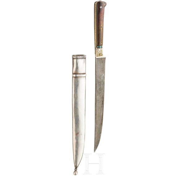 Kleines Bicak-Messer, Turkestan oder Afghanistan, Ende 19. Jhdt.