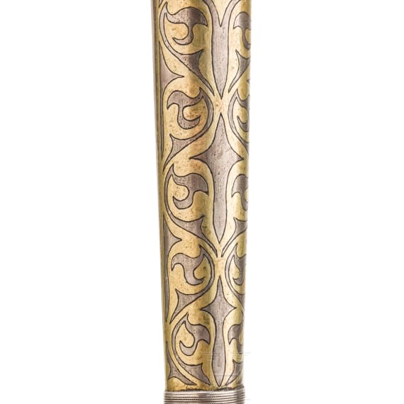 Kard mit Silberscheide, Turkmenistan, um 1800