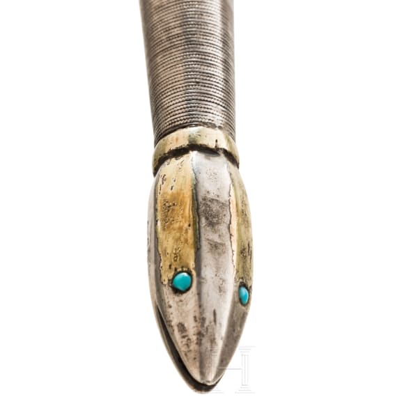 Kard mit Silberscheide, Turkmenistan, um 1800