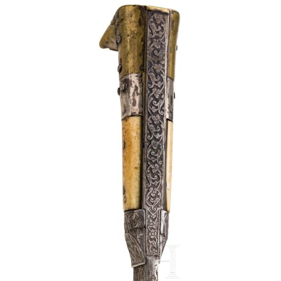 Choora mit &auml;lterer, geschnittener persischer Wootz-Klinge, Afghanistan, fr&uuml;hres 20. Jhdt.