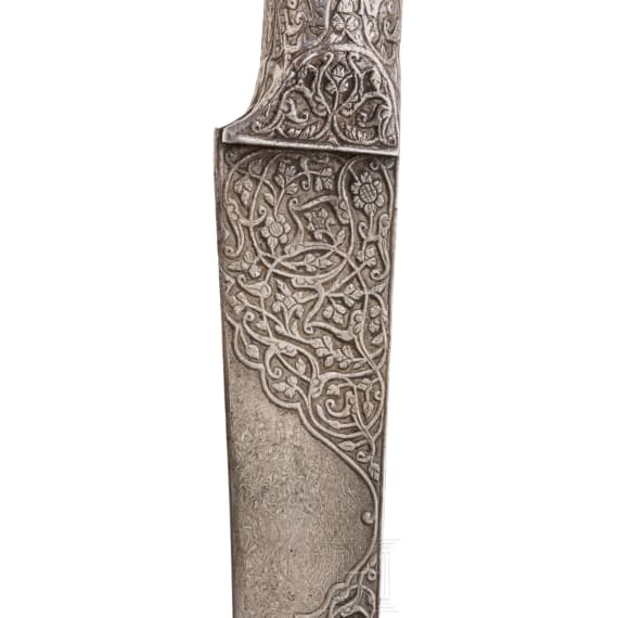 Choora mit &auml;lterer, geschnittener persischer Wootz-Klinge, Afghanistan, fr&uuml;hres 20. Jhdt.