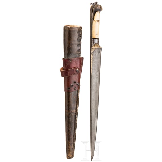 Khybermesser mit Wootz-Klinge, Afghanistan, 19. Jhdt.