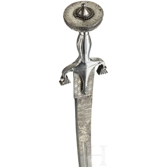 Silbertauschierter Pouluar, Afghanistan, um 1800