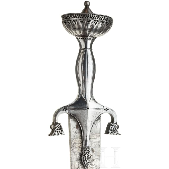Silbertauschierter Pouluar, Afghanistan, um 1800