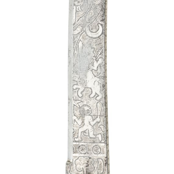 Silbertauschierter Pouluar, Afghanistan, um 1800