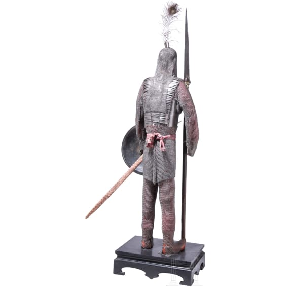 An armoured Indian warrior, circa 1800