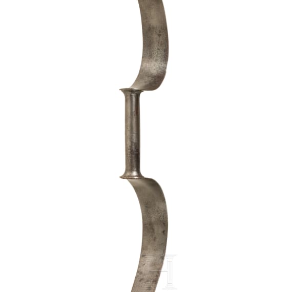 Zerlegbarer Ganzmetall-Recurvebogen, Indien, 19. Jhdt.