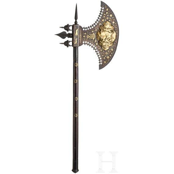 Zeremonialaxt (Tabar), Indien, um 1800