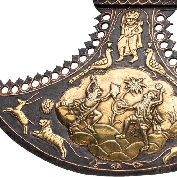 Zeremonialaxt (Tabar), Indien, um 1800
