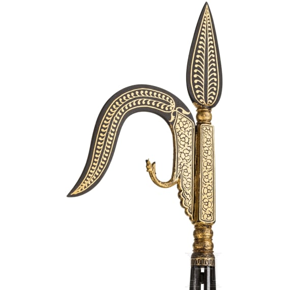 Goldtauschierter Ankhus, Indien, um 1900