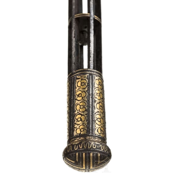 Goldtauschierter Ankhus, Indien, um 1900