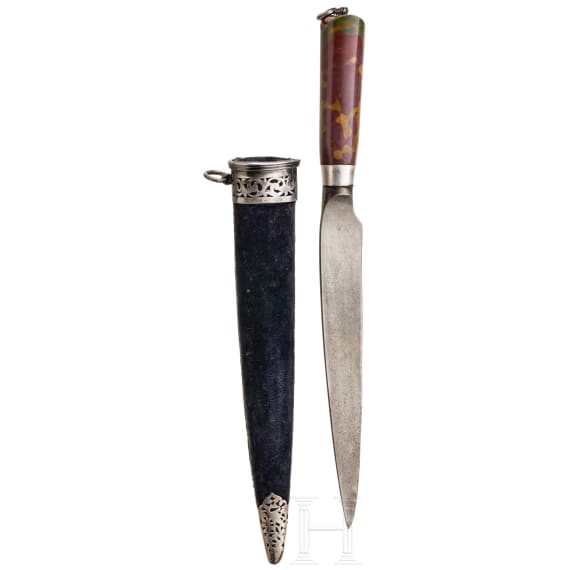 Kard mit Steingriff, Indien, um 1800