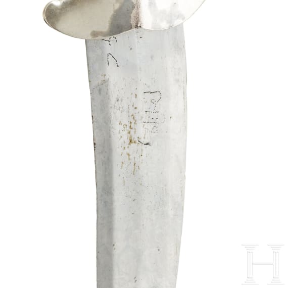 Khanjar mit Silbergriff, Indien, 20. Jhdt.