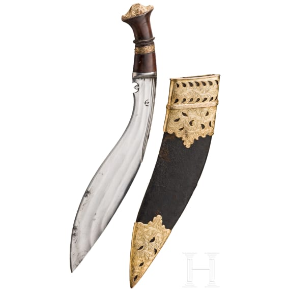 Kukri-Messer, Nepal, Ende 19. Jhdt.