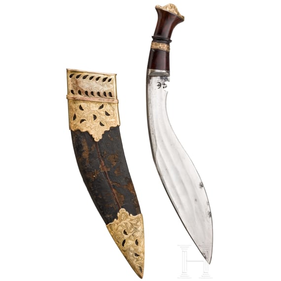 Kukri-Messer, Nepal, Ende 19. Jhdt.