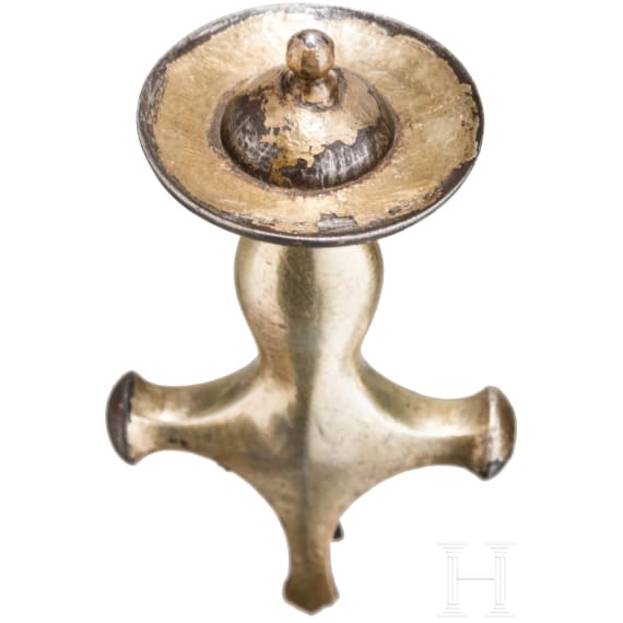 F&uuml;nf Tulwar-Griffe, Indien, um 1800