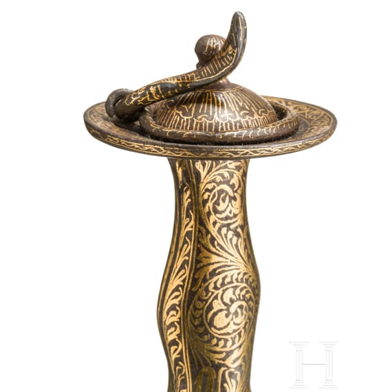 Goldtauschierter Khanda, Indien, 20. Jhdt.