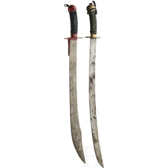 Two Chinese dao, circa 1900