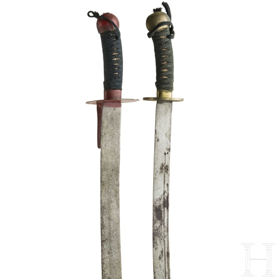 Two Chinese dao, circa 1900