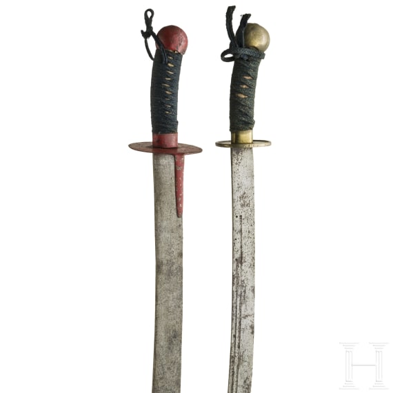 Two Chinese dao, circa 1900