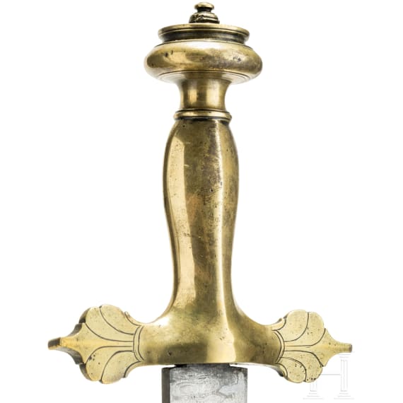 Piso Podang mit Damastklinge, Malaysia, um 1900