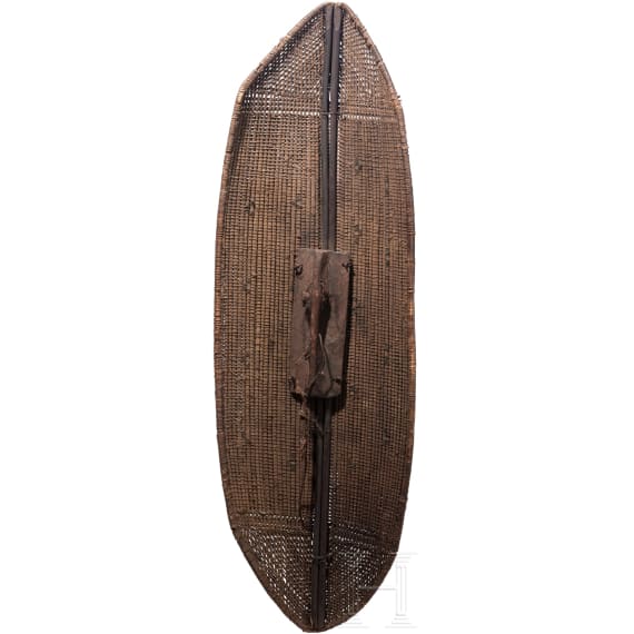 Flechtschild der Kundu/Saka, Zentralafrika, um 1900