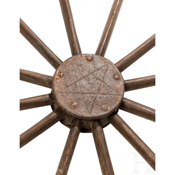 A German executioner's wheel, 17th/19th century