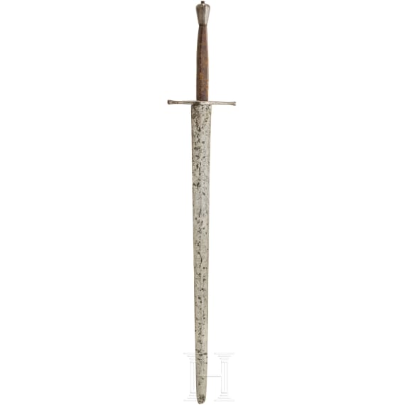 An executioner's sword, historicism in the style of the 17th century