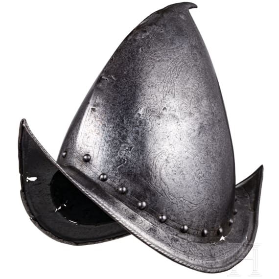 Birnmorion mit &Auml;tzdekor, Norditalien, um 1580