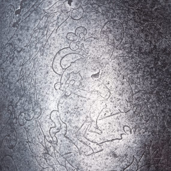 Birnmorion mit &Auml;tzdekor, Norditalien, um 1580
