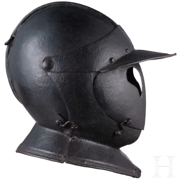 A northern Italian Savoyard cuirassier helmet, circa 1600