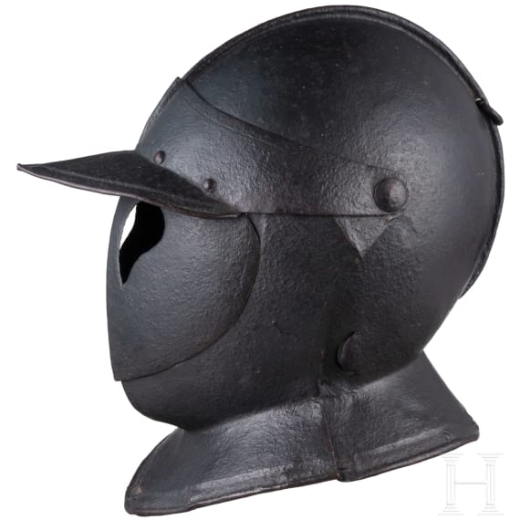 A northern Italian Savoyard cuirassier helmet, circa 1600