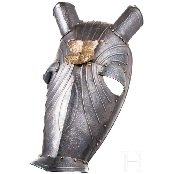 A chamfron, collector's replica in the style of the 16th century