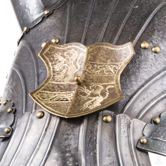 A chamfron, collector's replica in the style of the 16th century