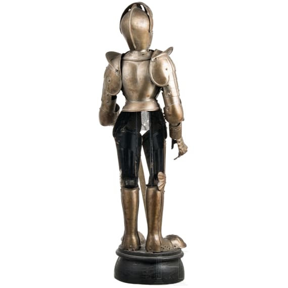 A German miniature suit of Maximilian armour, circa 1880