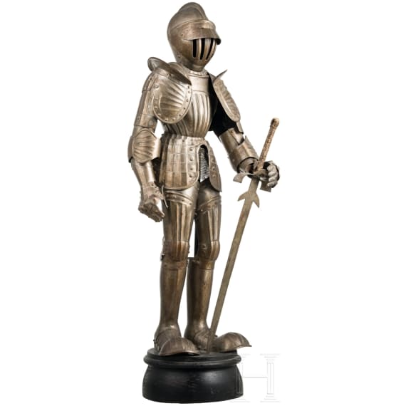 A German miniature suit of Maximilian armour, circa 1880