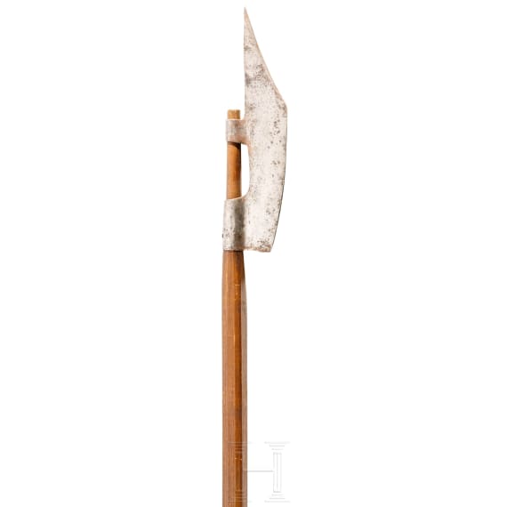 A rare Swiss medieval halberd, 2nd half of the 14th century