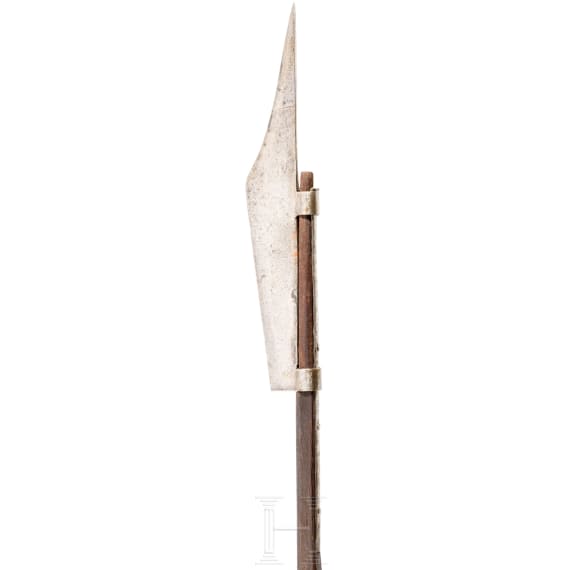 Hellebarde im Stil um 1400, fr&uuml;her Historismus, Schweiz, 2. H&auml;lfte 19. Jhdt.