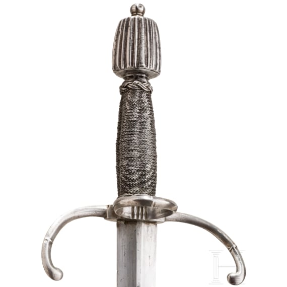 Linkhanddolch mit originaler Scheide, deutsch, um 1600
