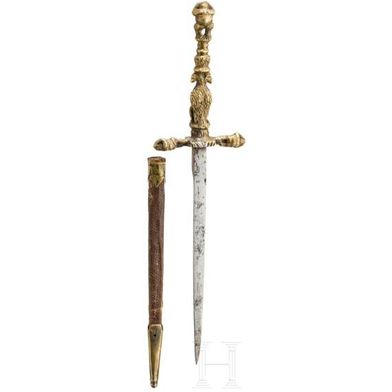 An Italian stiletto in the style of circa 1650, 19th century