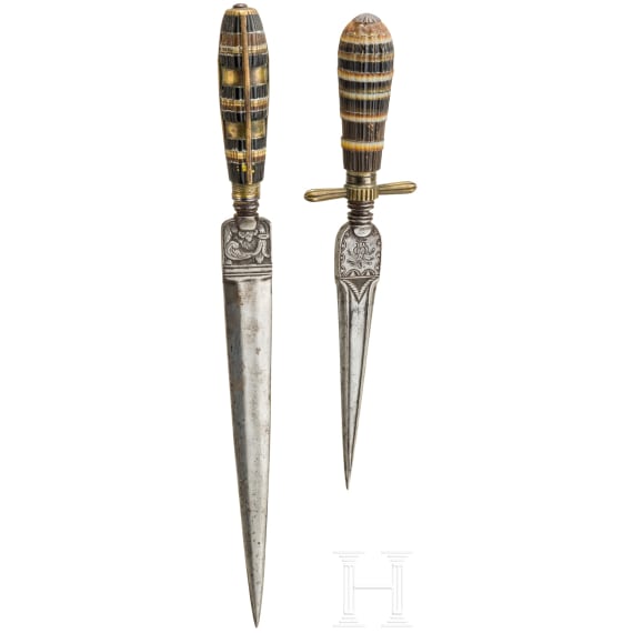 Zwei Dolche, Ligurien, Italien, um 1800