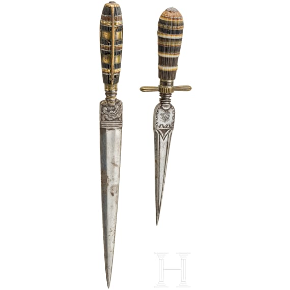 Zwei Dolche, Ligurien, Italien, um 1800