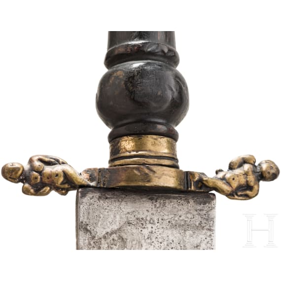 Barockes T&uuml;llenbajonett, deutsch, 2. H&auml;lfte 17. Jhdt.