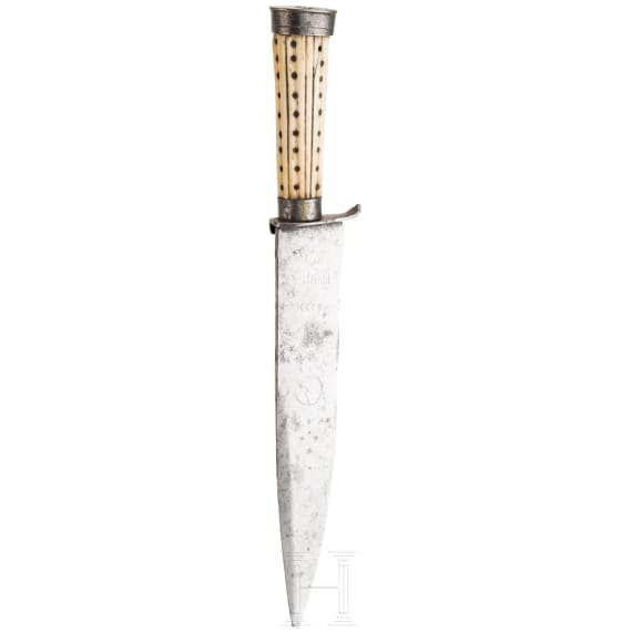 Jagdlicher Dolch, deutsch, datiert 1821