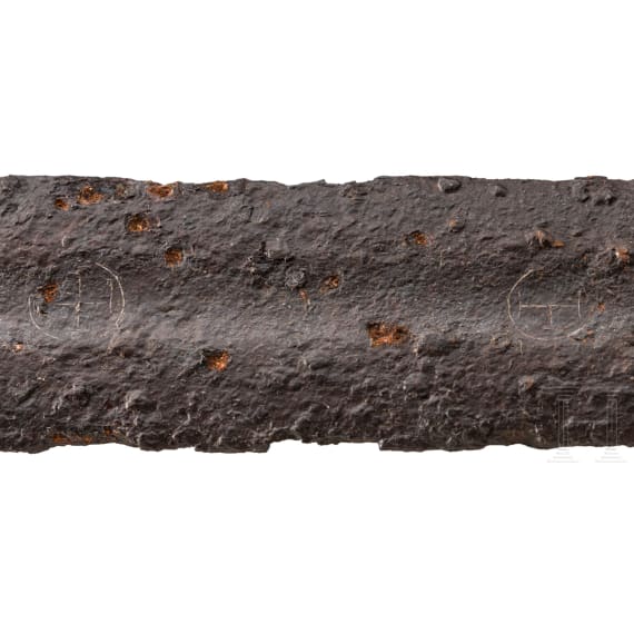 Fragment eines ritterlichen Schwertes, deutsch, um 1300-50