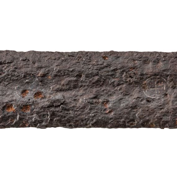 Fragment eines ritterlichen Schwertes, deutsch, um 1300-50