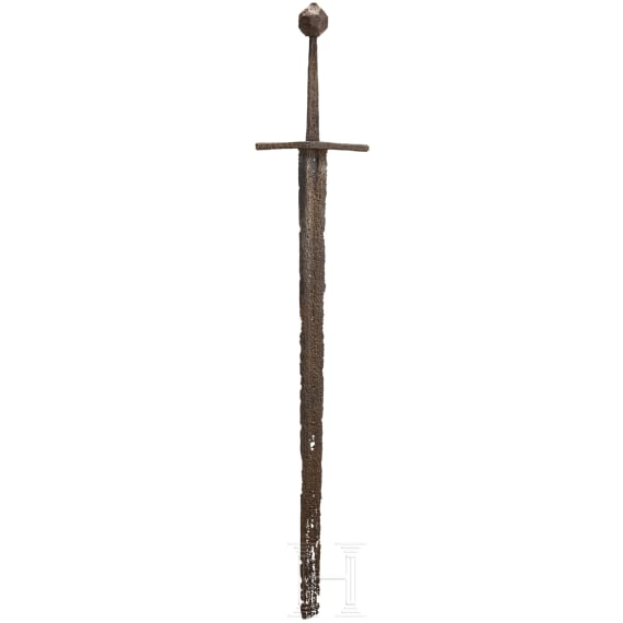 Ritterliches Sattelbaumschwert, deutsch, um 1350