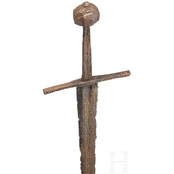 Ritterliches Sattelbaumschwert, deutsch, um 1350