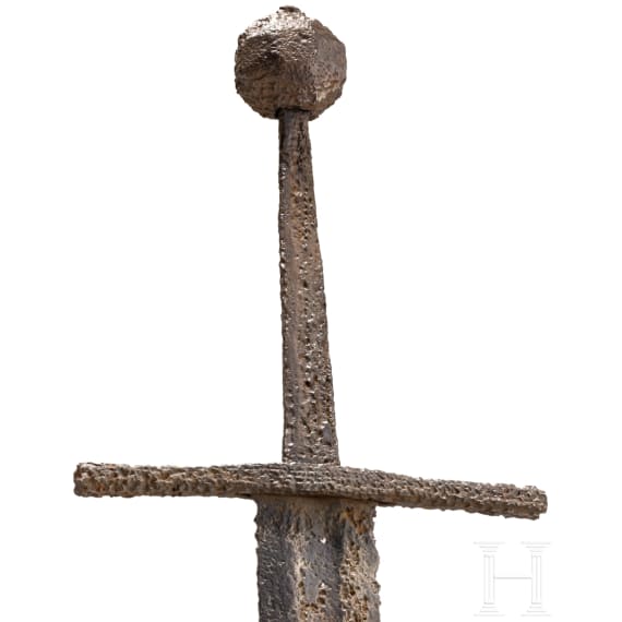 Ritterliches Sattelbaumschwert, deutsch, um 1350