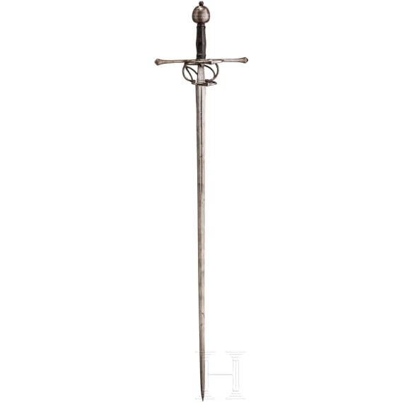 Reitschwert mit Stichklinge, deutsch, um 1560
